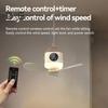 Потолочный вентилятор с пультом дистанционного управления, 4 скорости ветра, многофункциональный интеллектуальный потолочный вентилятор с питанием от батареи и подсветкой