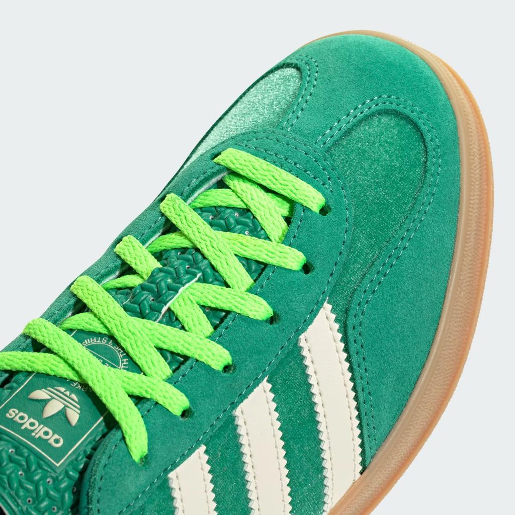 JI2715 adidas Originals Gazelle Indoor Полуботинки Зеленый Кремовый Белый (Женский)
