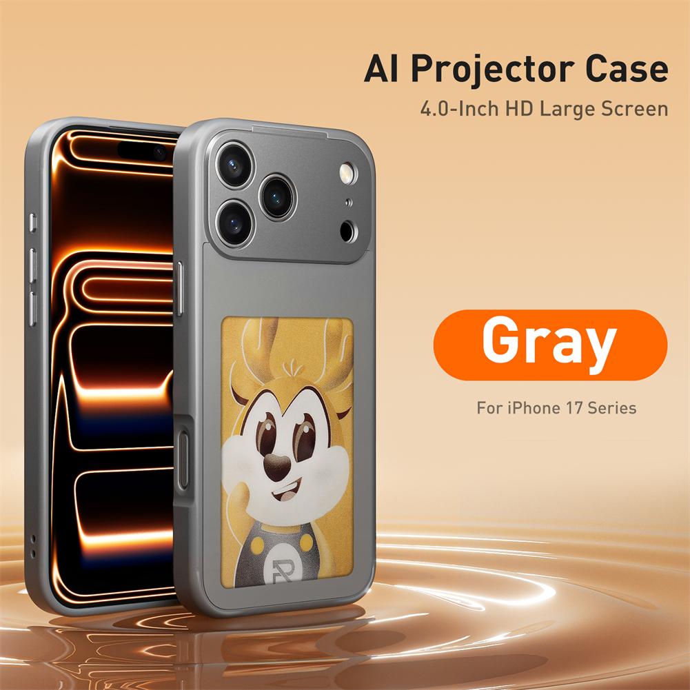 Чехлы для телефонов с функцией NFC и искусственным интеллектом для iPhone 17 Pro Max, чернильный экран, сделай сам, роскошный дисплей с электронными чернилами, настраиваемый чехол для телефона