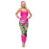 7 шт./комплект Женский ретро-трексуит Спортивная одежда 1980-х Фитнес-наряд Костюм Аксессуары с жилетом