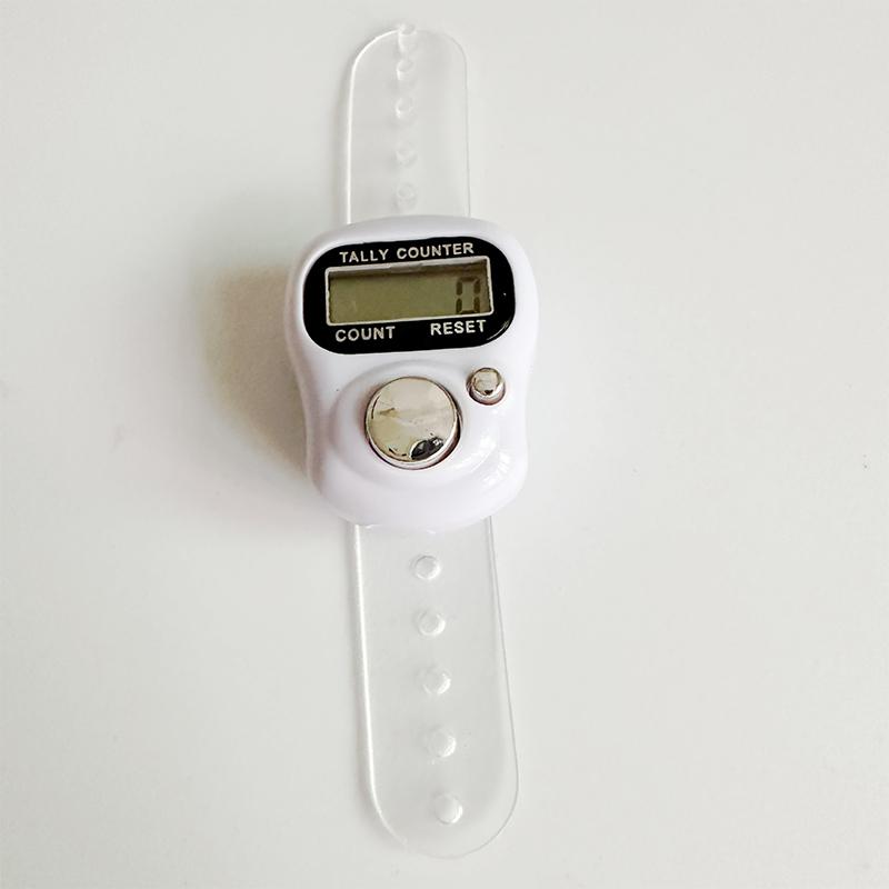 Мини-счетчик пальцев с ЖК-дисплеем и электрическим цифровым дисплеем со световым счетчиком, маркером стежков, шитьем, вязанием, плетением, молитвой Будды, футболом