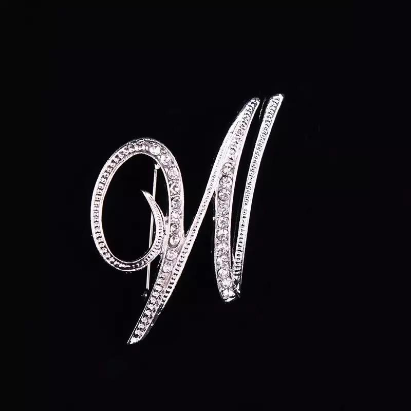 Значок-брошь в виде модной буквы: Креативный значок на пиджак для мужчин и женщин