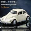 Масштаб 1/18 Beetle 1955 литой под давлением классическая модель серии Sound and Light подарок на день рождения