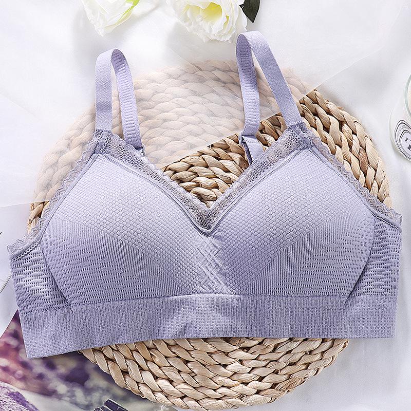 Бюстгальтеры для девочек-подростков: Без косточек, тонкий и антипровисающий, с фиксированной чашкой, для учеников средних и старших классов.