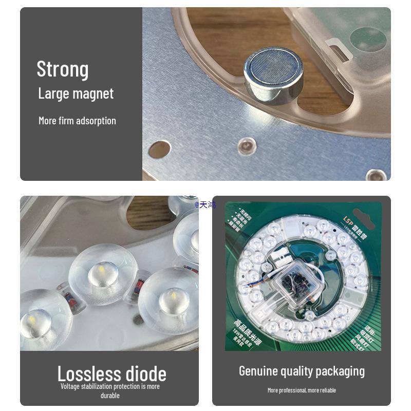 Voice-Activated Corridor Sensor Light for Hallway, Stairs, or Garage with Human Body Radar Detection