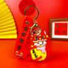 Blessing New Year Key Ring Lucky Cartoon Snake Pendant Fashion Snake Year Keychain  Spring Festival