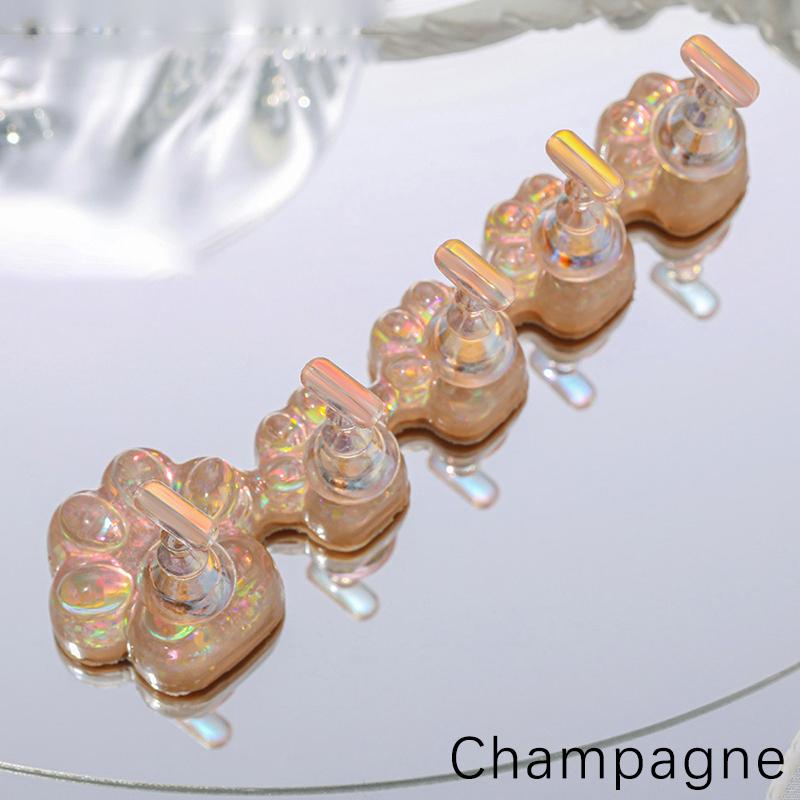 Подставка для ногтей в виде кошачьего когтя для накладных ногтей из смолы Аврора, демонстрационные полки, магнитный держатель для дисплея для ногтей, органайзер для маникюрных инструментов