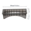 10 Slots Clipper Guard Holder Grid Base Design Hair Clipper Storage Case  Professional Organizer