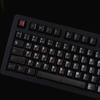 Прозрачный набор брелоков Cherry Black Fog ABS 122 клавиши для механической клавиатуры с раскладками 60/64/84/98/108