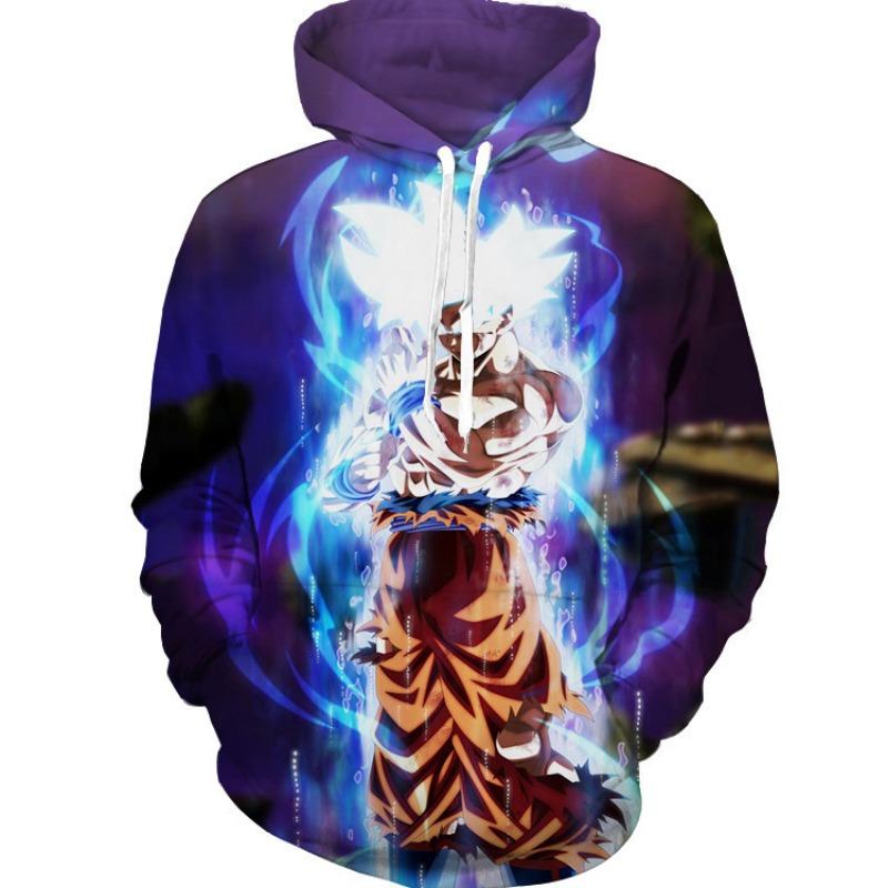 2024 3D Новый аниме Dragon Ball принтованный свитер серии пуловер Generation Tide Brand Hoodie Gift Pink Goku