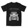 Vintage Landcruising Adventure Land Cruiser 80 Off Road T-Shirts Men Pure  FJ80 Off-road Car Tee Shirt Graphic Clothing