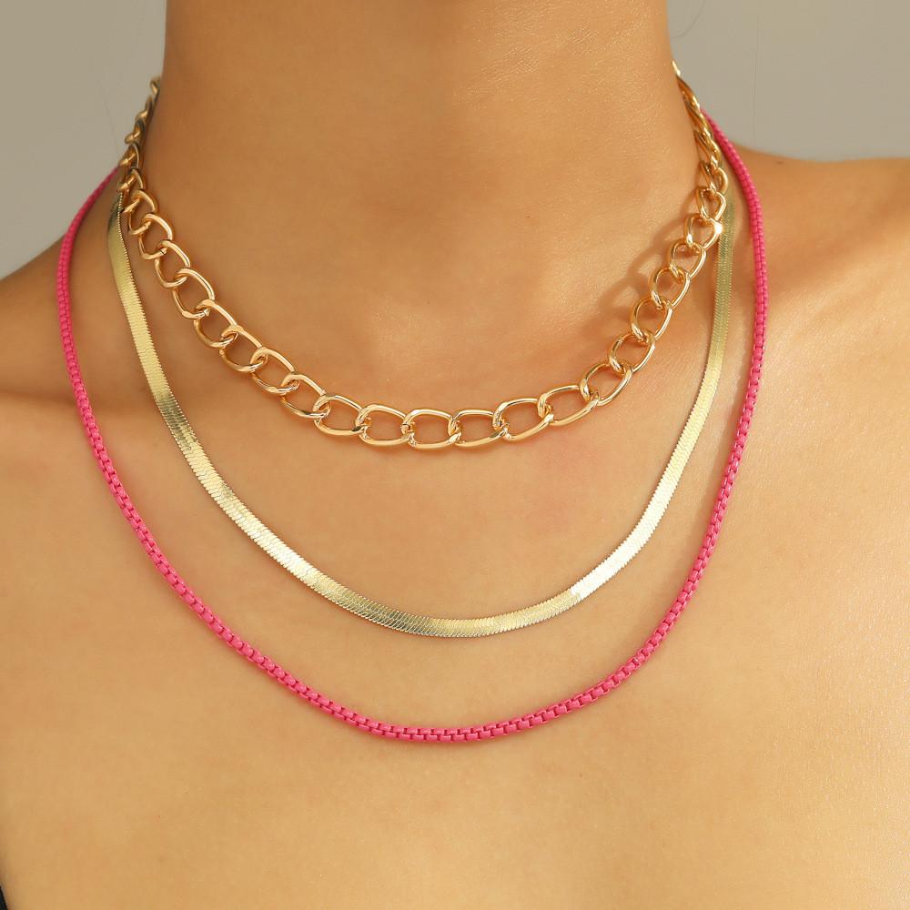 Elegant And Chic Soft Clay Fruit Letter Necklace Stylish Geometric Shape Perfect For Everyday Wear And Special Occasions