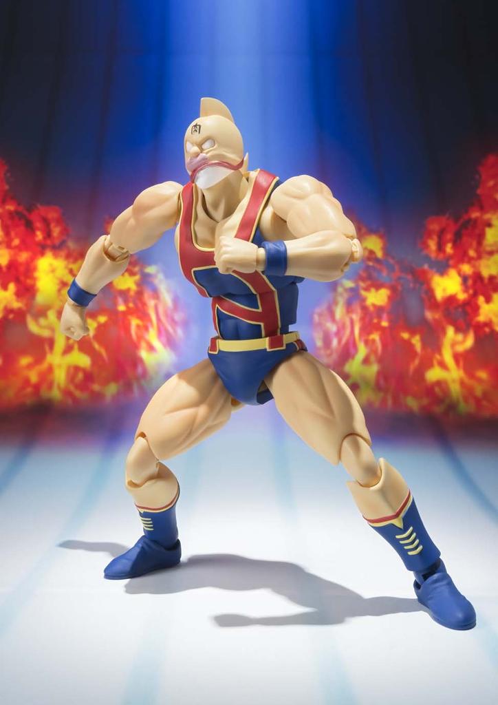 Конкурс Kinnikuman от TAMASHII NATIONS, подвижная раскрашенная фигурка 145 мм SHFiguarts (Трон Вер.) приблизительно. АБС и ПВХ