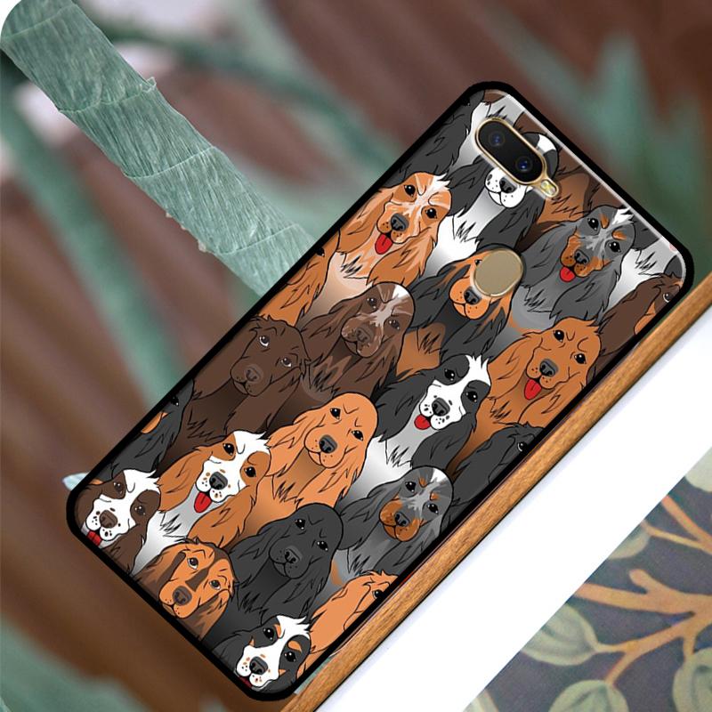 Чехол для телефона с собакой породы английский кокер-спаниель для OPPO A83 A91 A93 A1K A15 A3S A54 A74 A94 A5 A9 A31 A53 A52 A72 A53S Задняя крышка