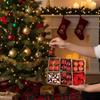 24Pcs/set Glitter Christmas Ball Ornament Set Colorful Christmas Hanging Ornaments  New Year Party