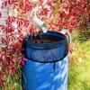 160cm Diameter Anti-Mosquito Mesh Cover for Rain Barrel Water Collection Bucket Netting Cover