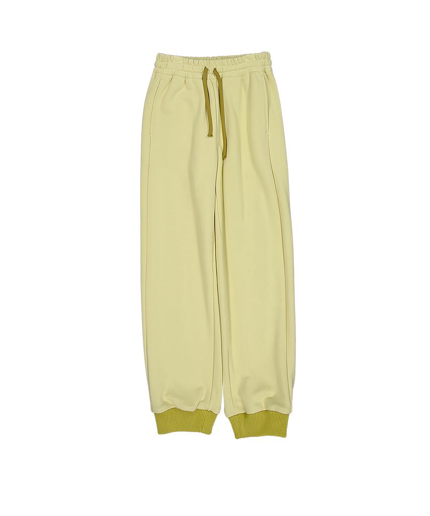 KEEP IT IN A SET Wide Rib Sweatpants (Mustard)