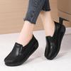 Модные женские туфли на платформе без застежек — коллекция весна и осень, повседневный корейский спортивный стиль на толстой подошве.