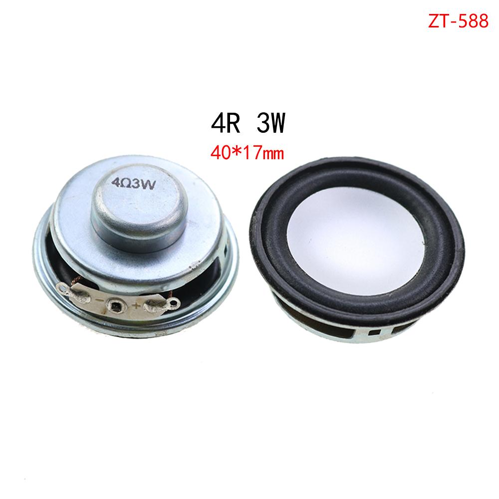 JCD 1Pcs Speaker Horn 4R 3W 5W Diameter 36mm 40mm 45mm 50mm 52mm 57mm 78mm Amplifier Rubber Gasket Loudspeaker Trumpet 4 ohm