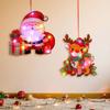 Colorful Lights Christmas Luminous Pendant Elk Christmas Decorations Pendant Home Decoration