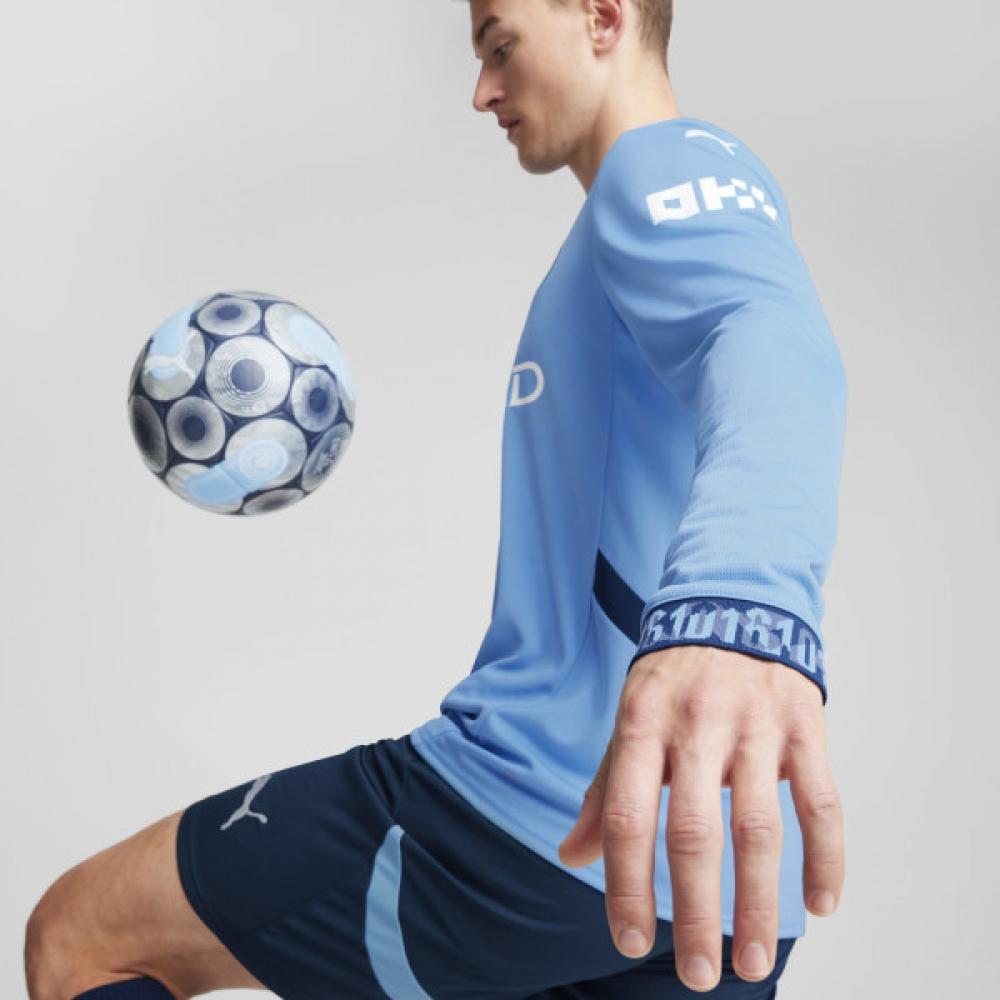 Puma Официальная домашняя реплика джерси Mcfc с длинным рукавом