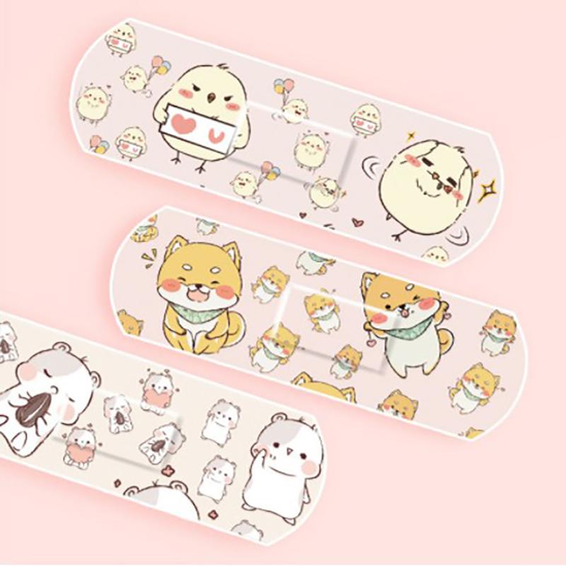 120 шт./набор Пластырь с рисунком лейкопластыря Дышащий Водонепроницаемый Клеящийся