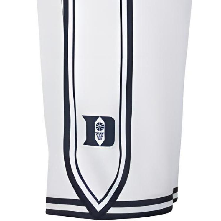 Nike Duke Limited Home Dri-FIT Color Block эластичный пояс прямые штанины дышащие баскетбольные шорты мужские шорты белые DZ6011-100