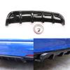 Universal Carbon Fiber Bumper Lip Rear Bounding Automotive Spoiler Shark Fin Rear Bumper Guide Plate Six Tooth Spoiler Bumpers