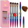 Nail Crystal Pen 4 High-end Nail Pen Boxes With Bright Metal Rods