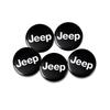 5Pcs 14mm Car Emblem Key Sticker Remote Control Key Logo Decal For Jeep Wrangler Grand Cherokee Avenger Compass Wagoneer Patriot AKR1
