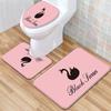 Текстурированный туалетный трехсекционный напольный коврик, ванный трехсекционный ковер, придверный коврик