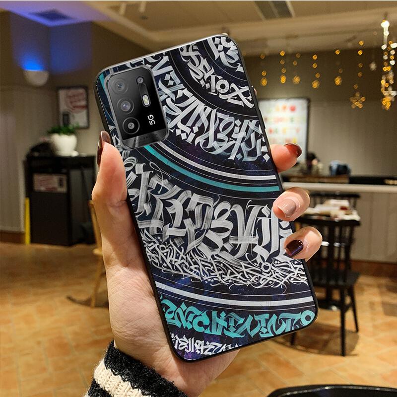 Чехол для телефона Pokras Lampas Graffiti Art для OPPO A54 A74 A94 A53S A9 A5 A15 A16 A91 A96 A76 Reno8 8Pro Reno2 Z