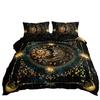 Mythology Bedding Set Ancient Sun Moon Celestial 3D Print Cozy Duvet Cover King Queen Twin Single Size Bithday Gift Room Decor