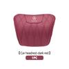 Car Headrest Waist Rest Neck Support Lumbar Cushion Soft Pillow For Mercedes Benz W202 W212 W126 W140 W168 W177 CLS GLE GLC GLS BE1