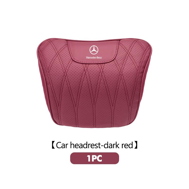 Car Headrest Waist Rest Neck Support Lumbar Cushion Soft Pillow For Mercedes Benz W202 W212 W126 W140 W168 W177 CLS GLE GLC GLS BE1