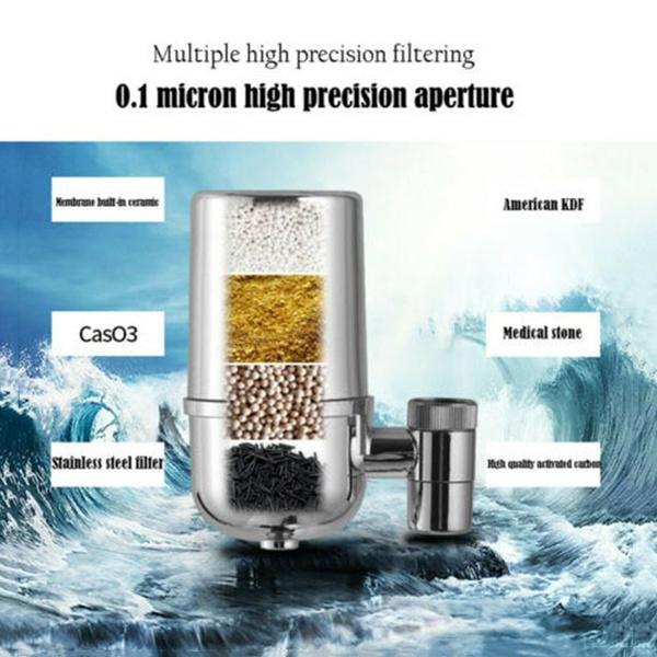 Tap Faucet Water Filter Purifier System Kitchen Cleaner Home Filtration Purifier
