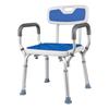 Портативный регулируемый по высоте душевой стул для ванной комнаты, водонепроницаемый душевой табурет, душевой стул из алюминиевого сплава с защитой от ржавчины