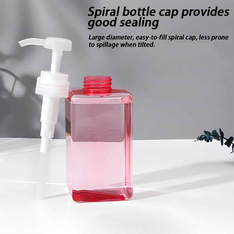 100-650 мл квадратная бутылка жидкого мыла взбитый мусс точки розлива шампунь лосьон гель для душа насос дозатор для мыла Bottlesnding