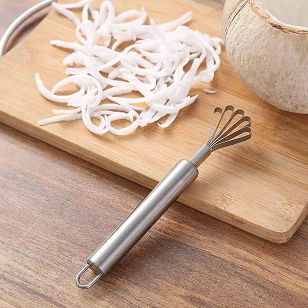 Slicer Stainless Steel Multi-Purpose Scraper Coconut Shaver Coconut Meat Remover Grater Fish Scaler