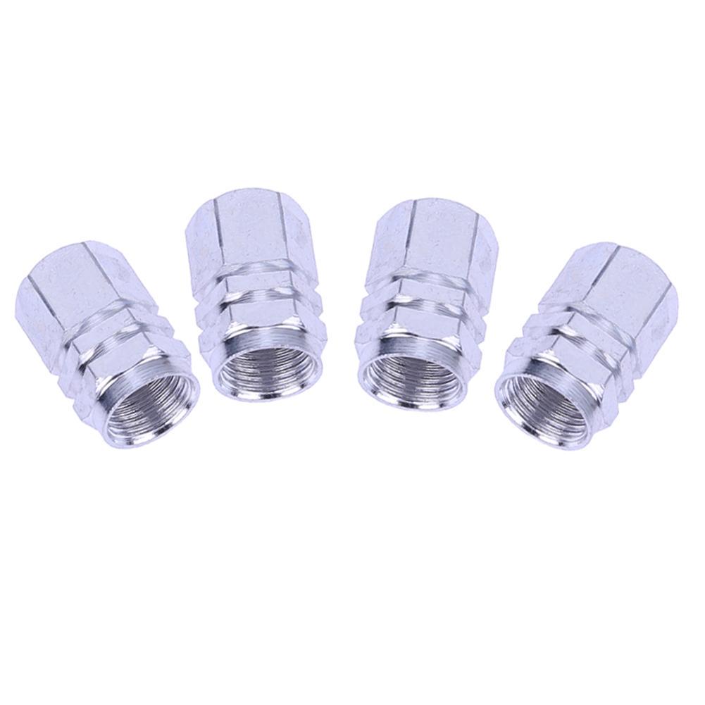 4 шт., воздушные колпачки для клапанов колес автомобиля из алюминиевого сплава, крышки штока