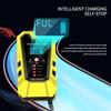 12 В импульсный ремонт 6 А свинцово-кислотный литиевый автомобильный аккумулятор зарядное устройство ЖК-дисплей тестер аккумулятора быстрая зарядка для автомобиля/мотоцикла