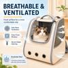 Рюкзак для питомца Большая вместимость Портативный на плечи Сумка для кошки Рюкзак для питомца Кот и собака Вне дома Дорожная сумка для переноски