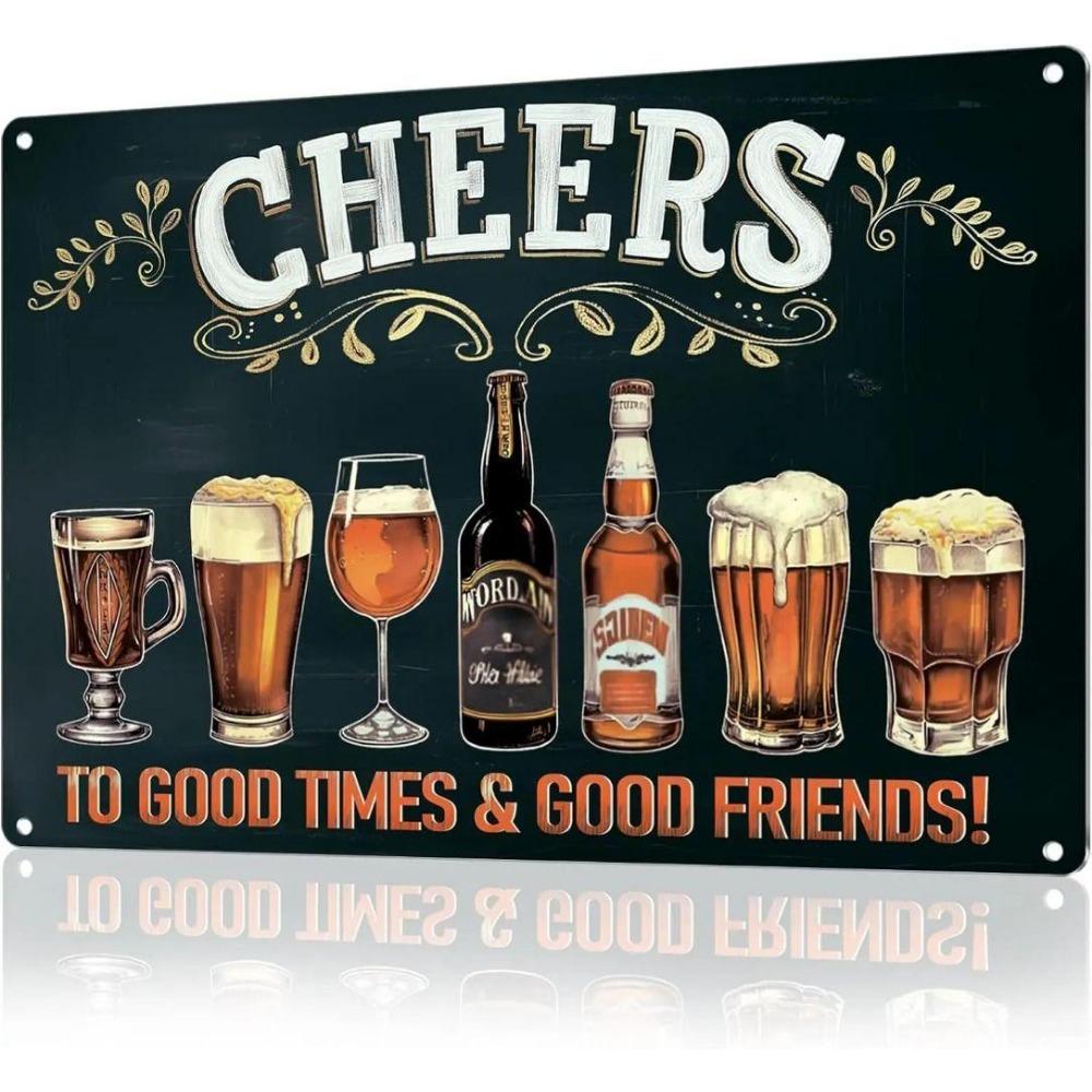 Vintage Metal plaque/Wall Decor, Interior, for Kitchen, Coffee, Bar, Cafe