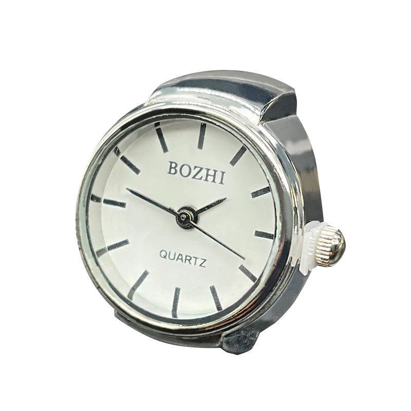 Модные римские кольца, винтажные часы, кольцо на палец, новинка, кольца для часов с круглым циферблатом, ювелирное изделие, подарок для женщин и мужчин, кольцо для пары