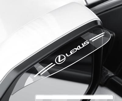 Lexus Side Mirror Водонепроницаемый Снегонепроницаемый Наклейка Козырек Щиток Простая Установка Прозрачный Прочный (Лексус) [Продукт]