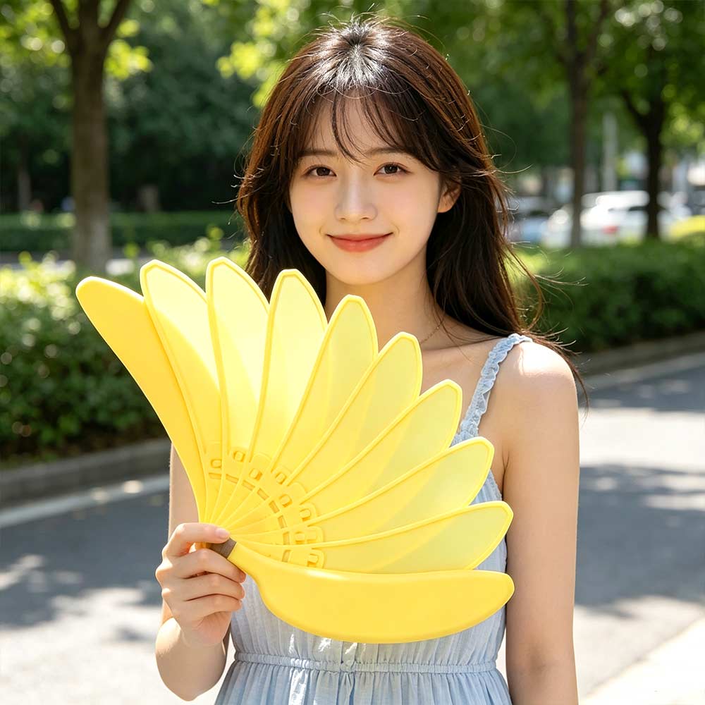 3D Printed Handheld Fan Handmade Art Cooling Fan Novelty Costume Prop Fan Outdoor Use