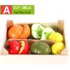Wooden Pretend Kitchen Toy Set with Cutting Fruits & Vegetables