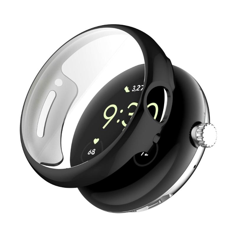 Противоударный чехол-бампер из ТПУ для Pixel Watch 2, защитная крышка, устойчивый к царапинам корпус