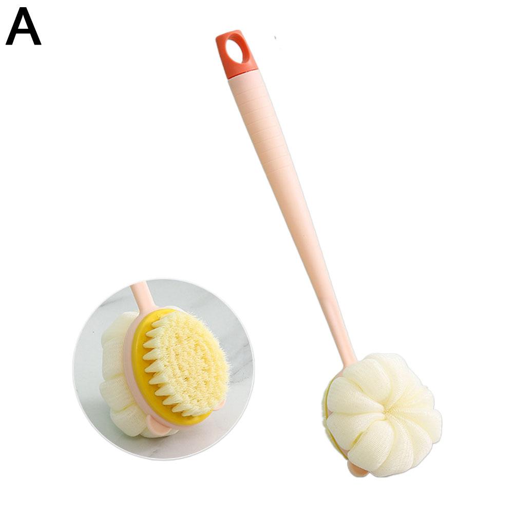 Щетка для ванны с длинной ручкой и мягкой щетиной, противоскользящая ручка, подходит для мытья душа, B6K0