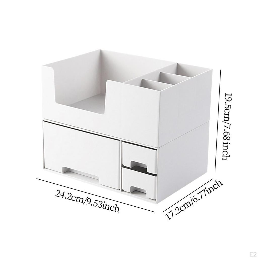 Cosmetic Storage Box Makeup Shelf Versatile Lightweight Smooth Edges Drawer Vanity